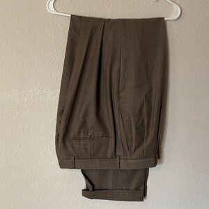 Stafford Classic Brown Dress Pants